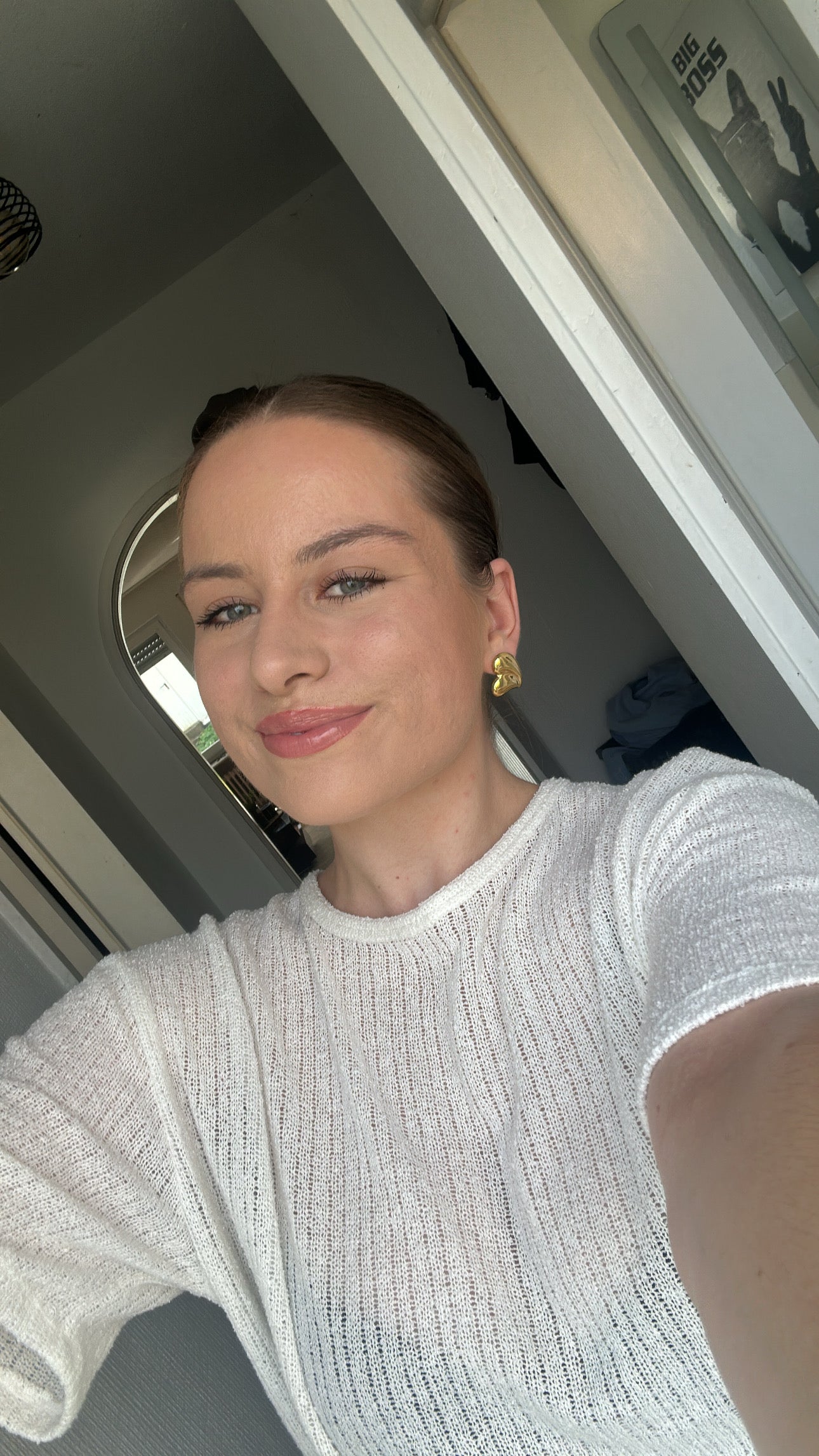 DOUBLE HEART EARRING