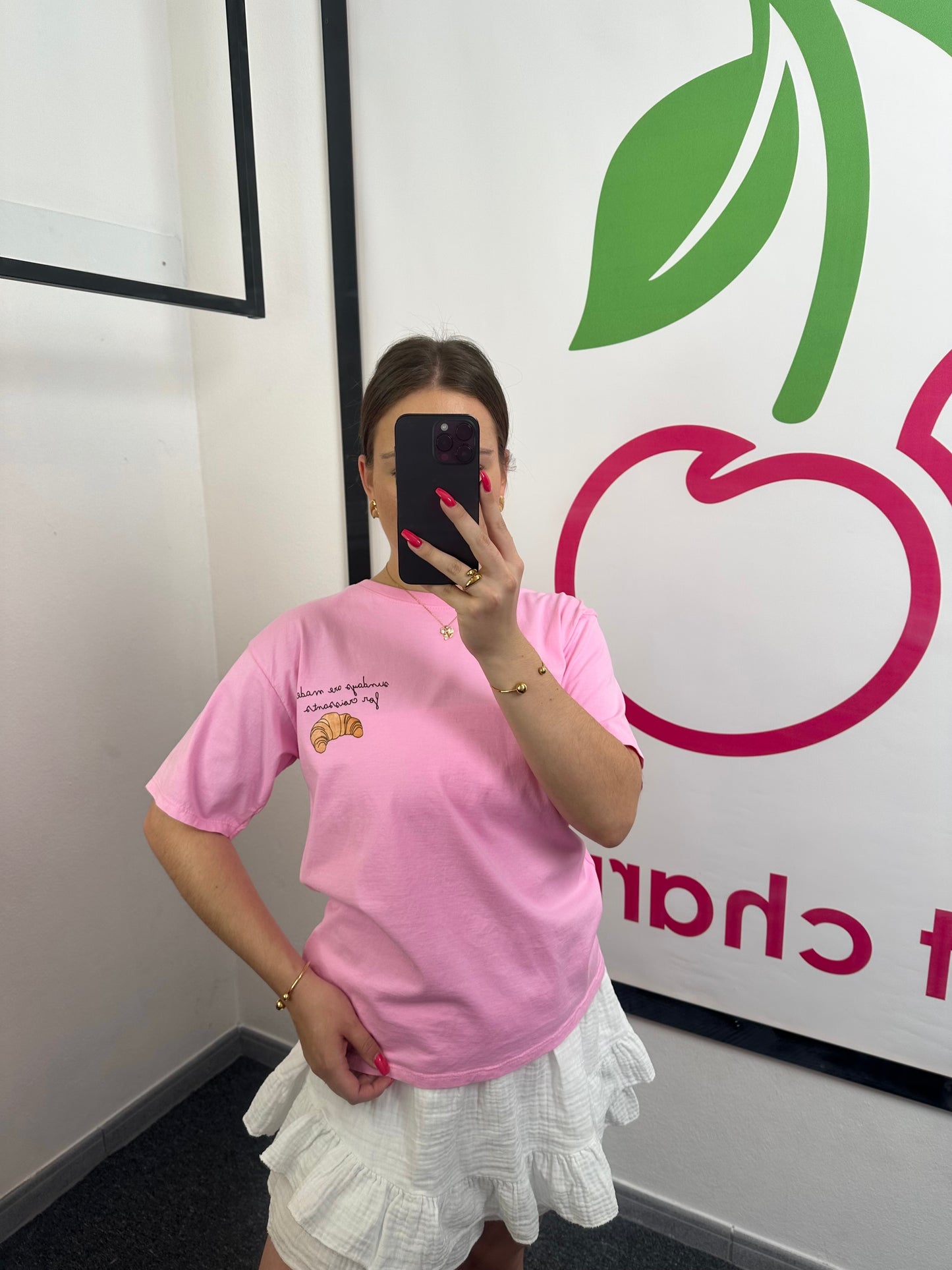 TSHIRT "CROISSANT" aus Baumwolle