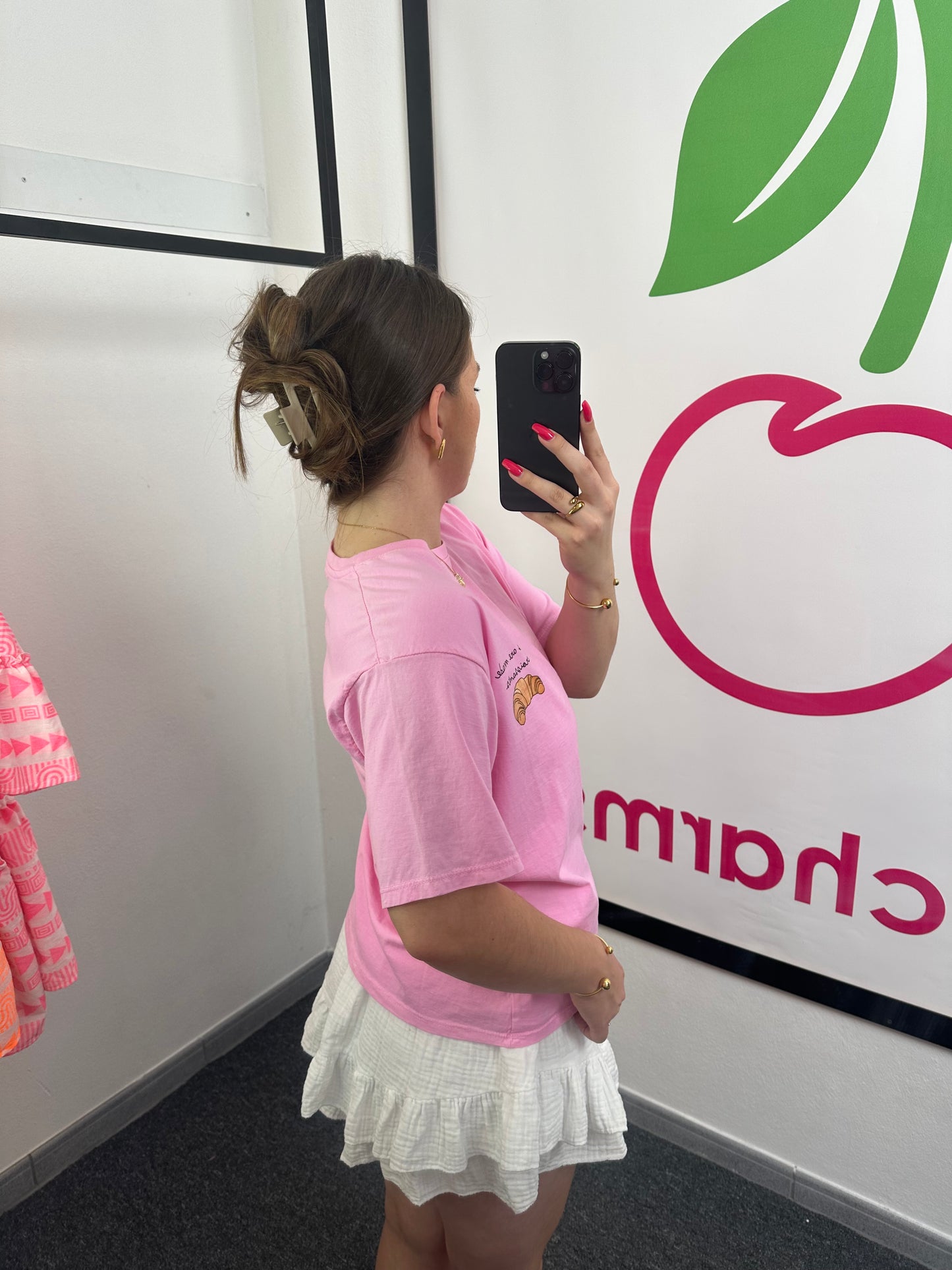 TSHIRT "CROISSANT" aus Baumwolle