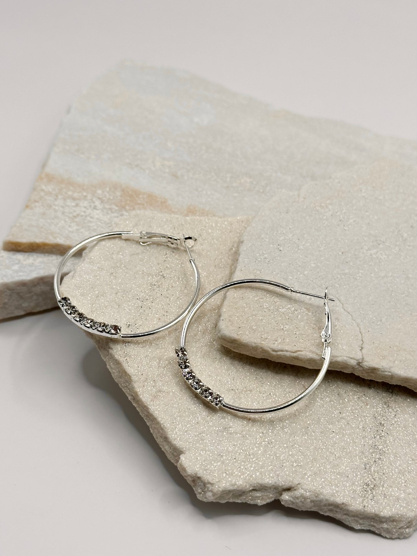 CREOLEN EARRINGS SILBER