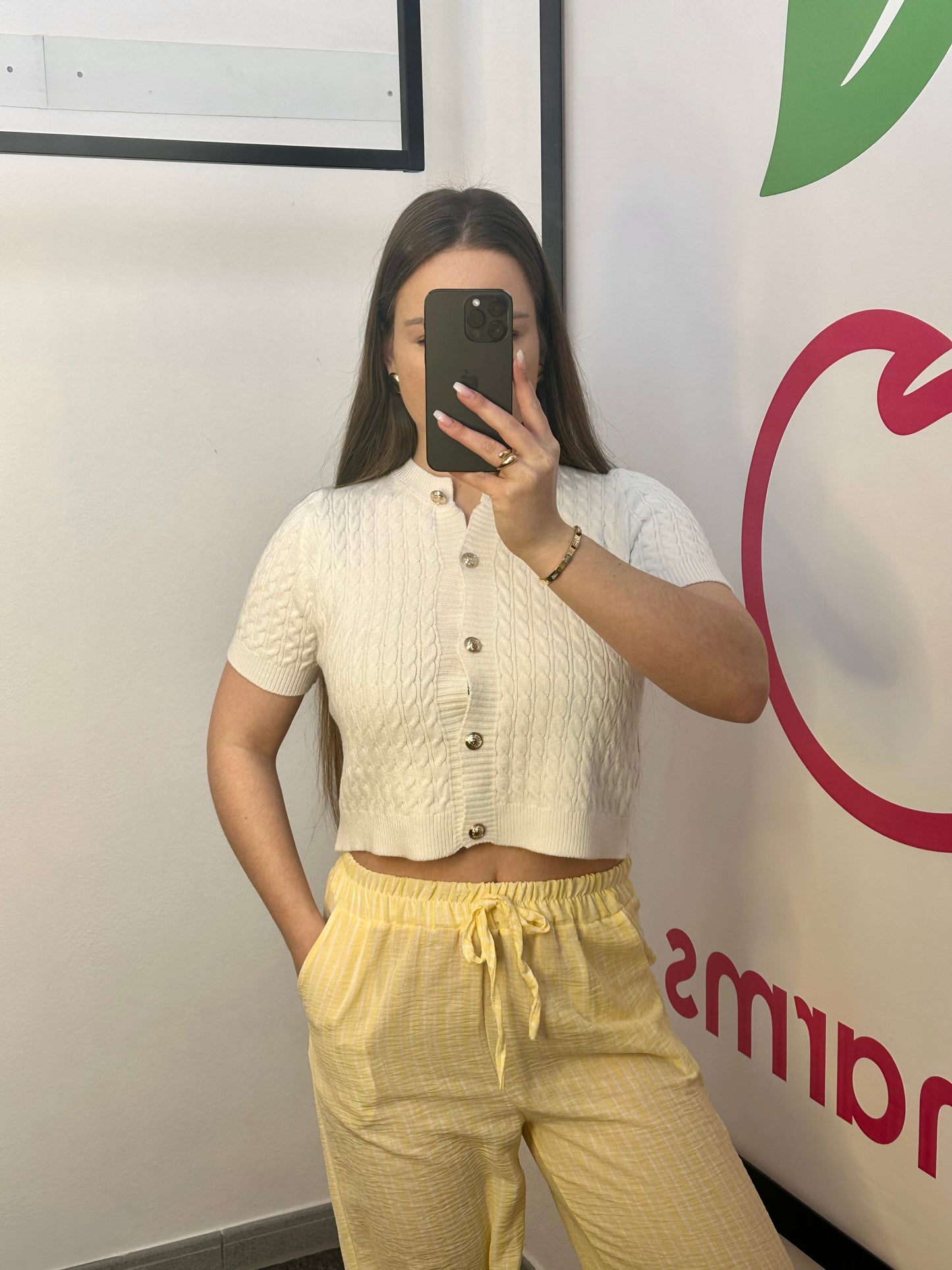 HOSE „STREIFI“ in Gelb