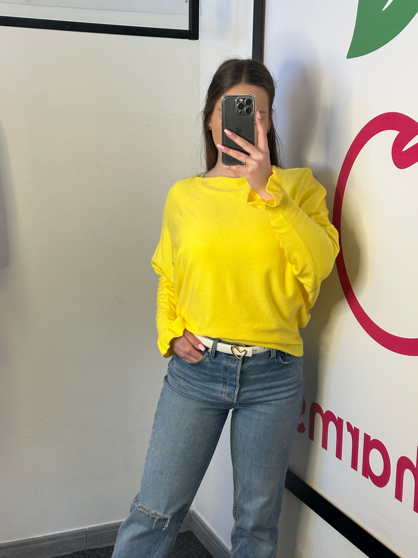 SWEATER„SUNNY" in Gelb