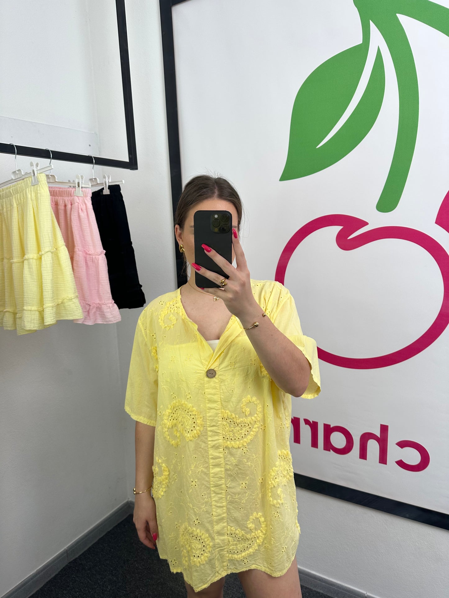 OVERSIZE HEMD "FLOWER“