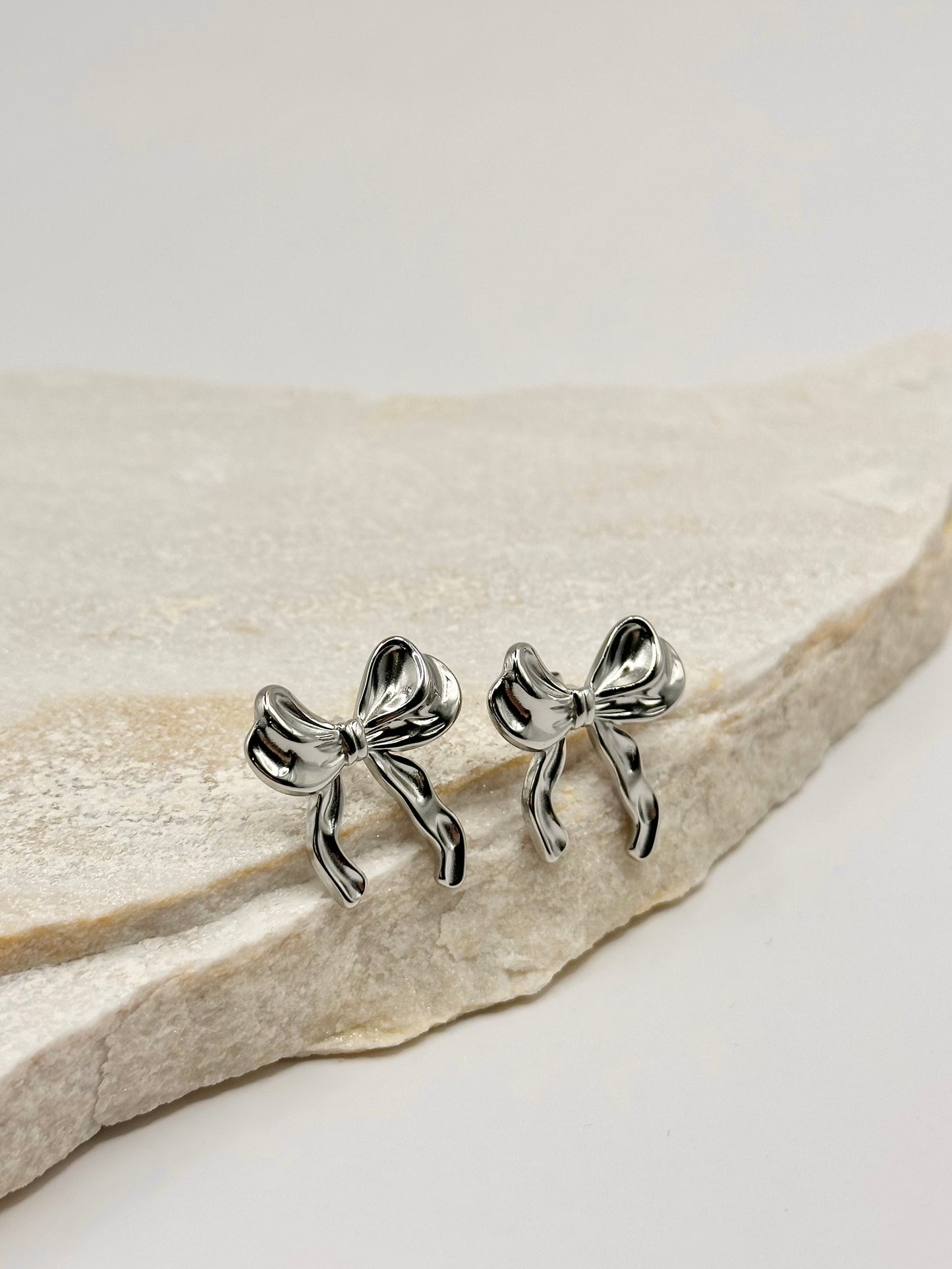 SCHLEIFEN EARRINGS SILBER