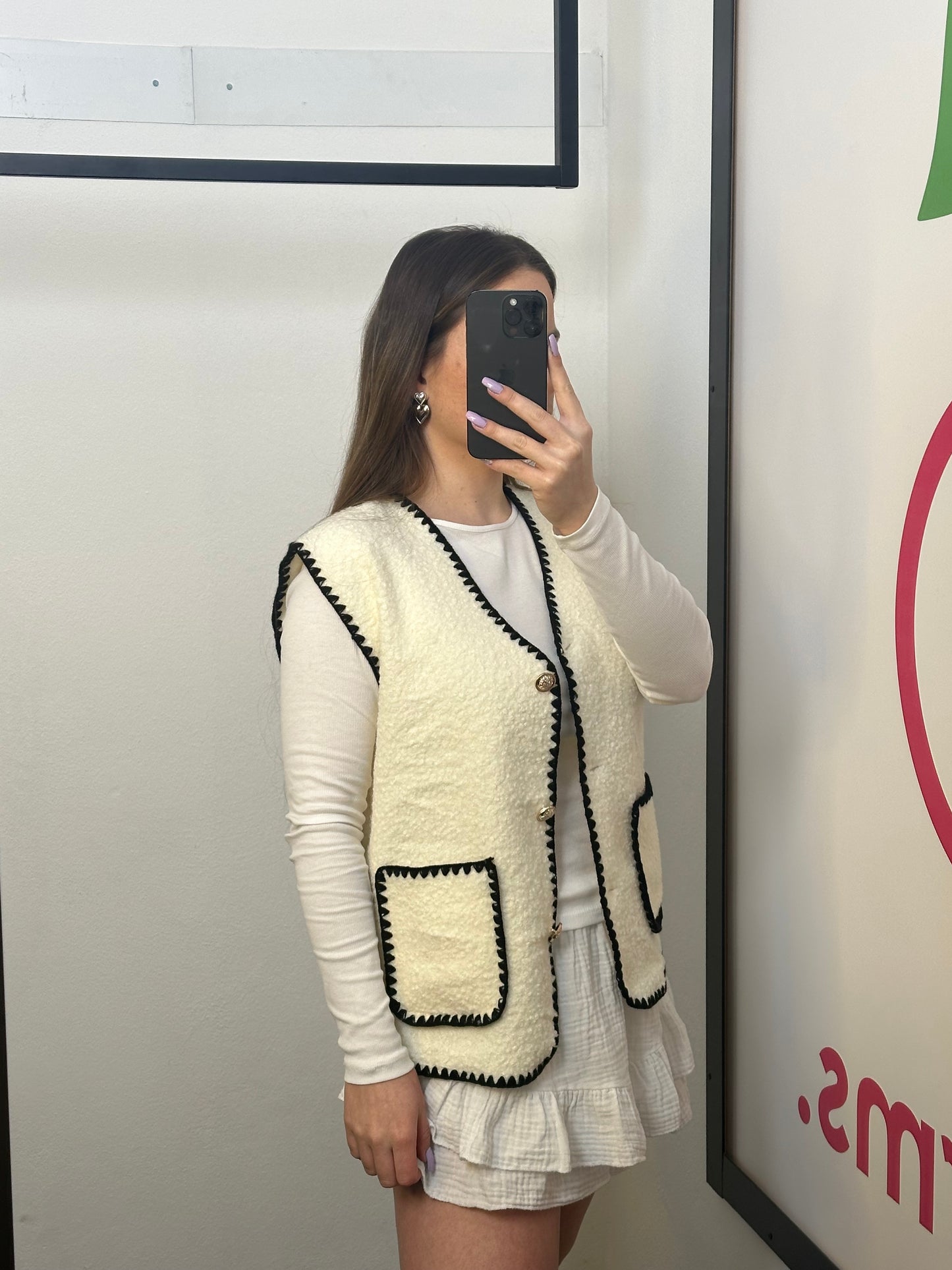 ärmelloser Weste "BOU“ mit Taschen