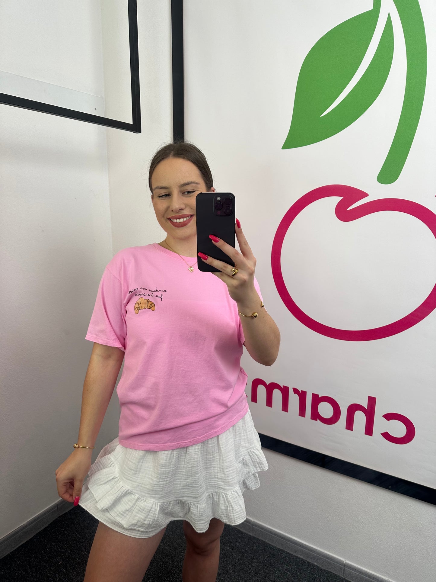 TSHIRT "CROISSANT" aus Baumwolle