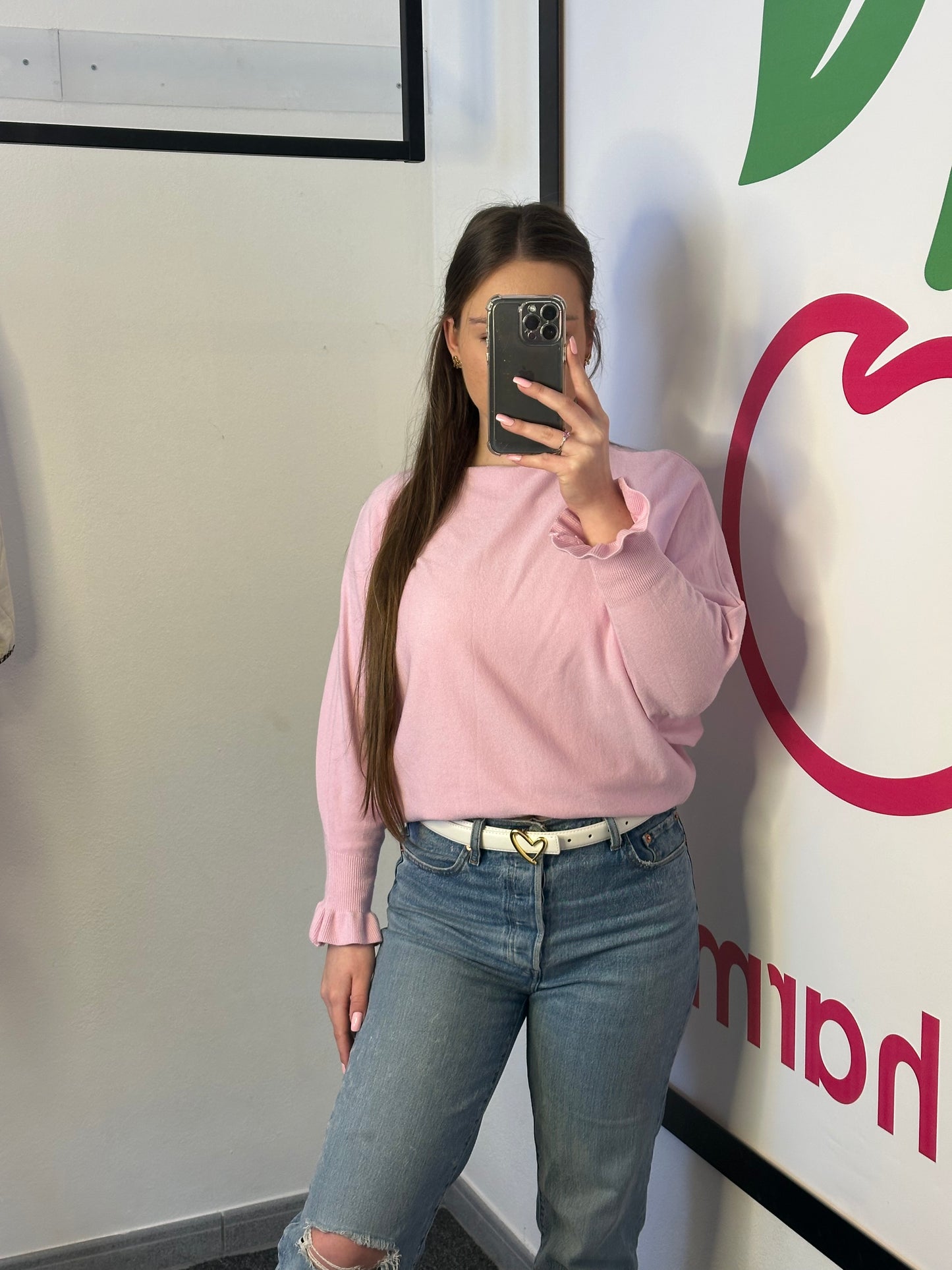 SWEATER„SUNNY" in Rosa