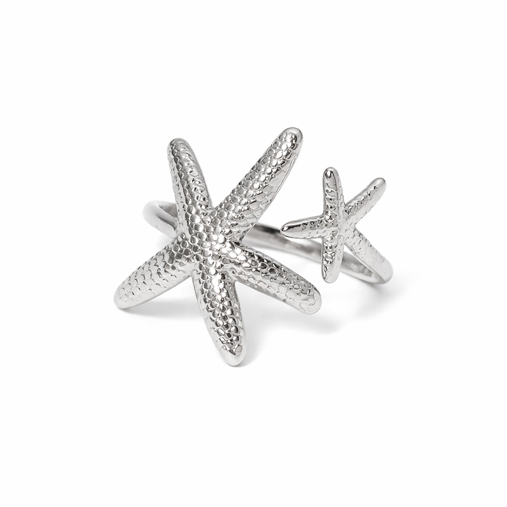„STARFISH“ RING SILBER