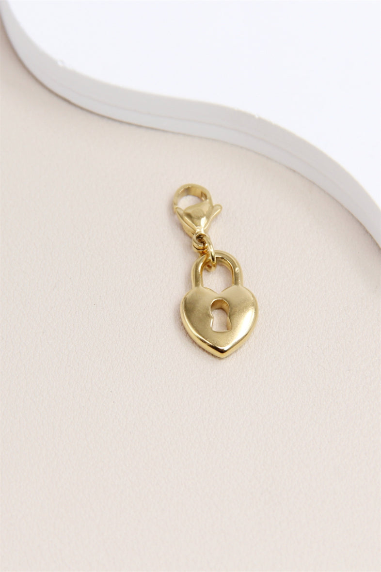 LOCK HEART CHARM