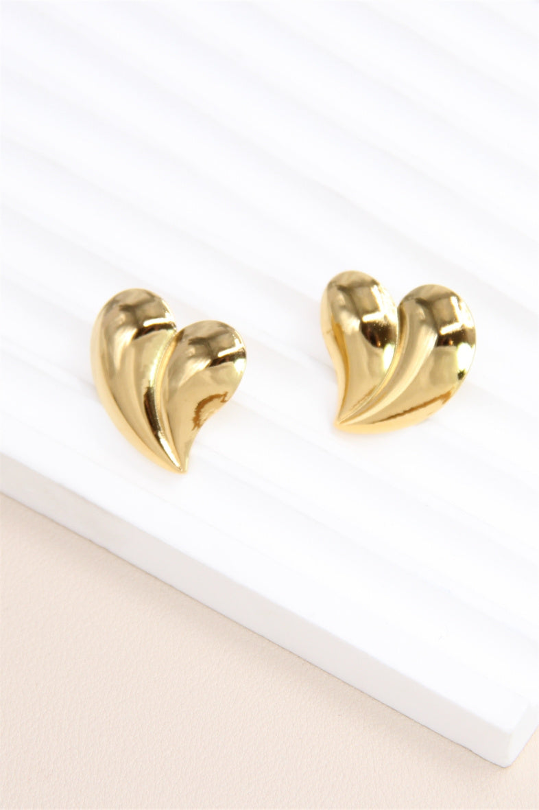 DOUBLE HEART EARRING