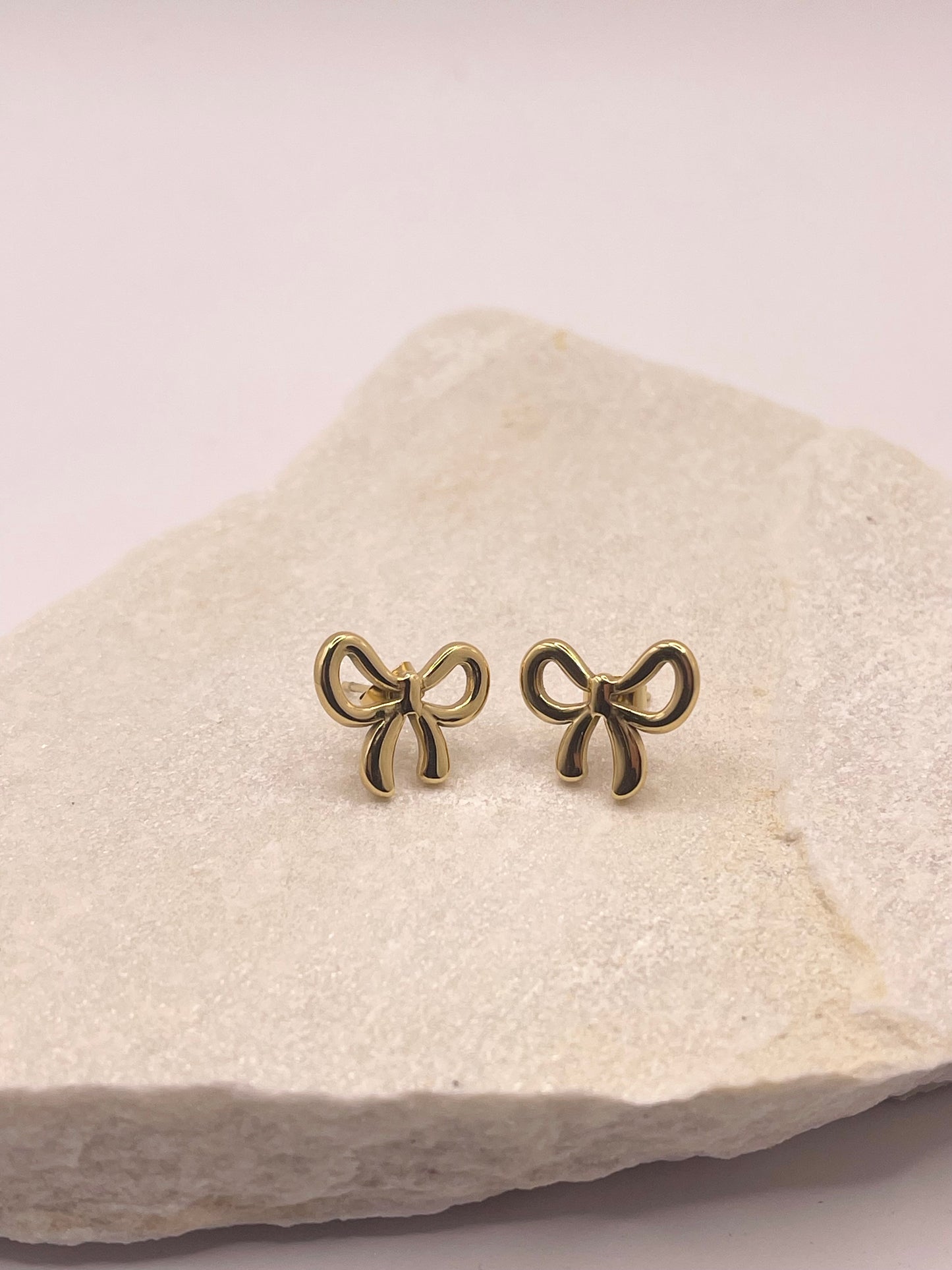 BOW EARRING GOLD