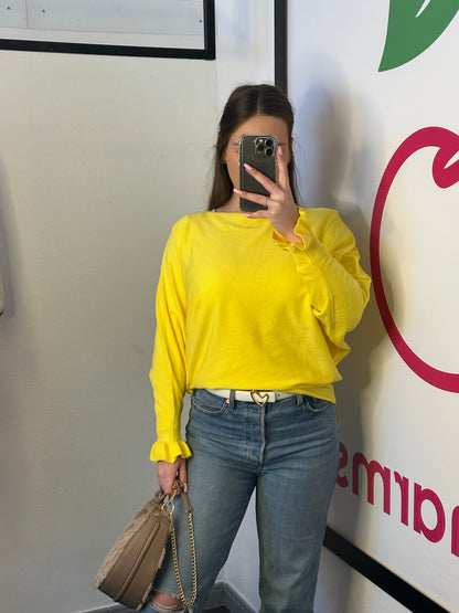 SWEATER„SUNNY" in Gelb