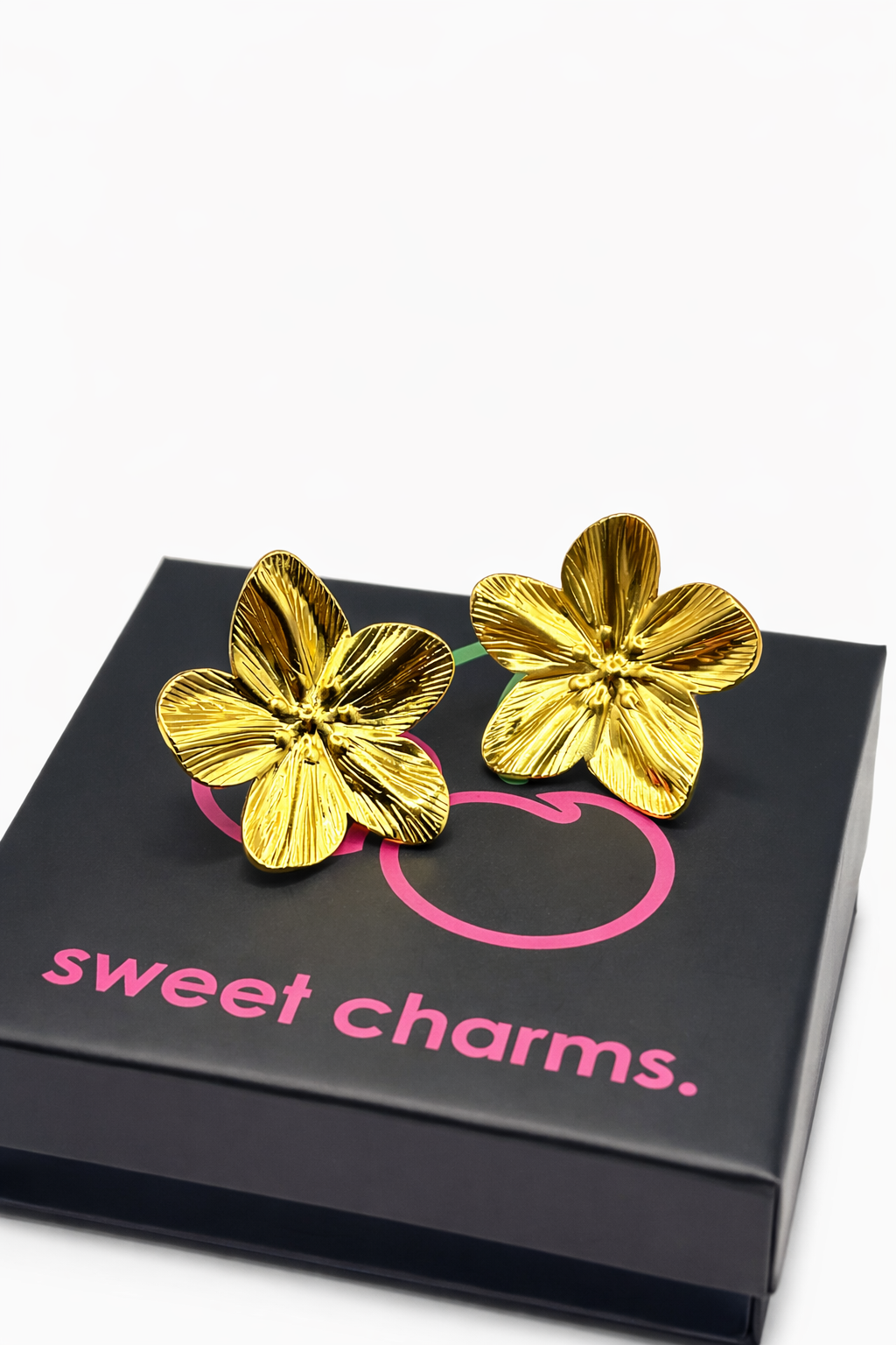 „FLOWER“ EARRINGS GOLD
