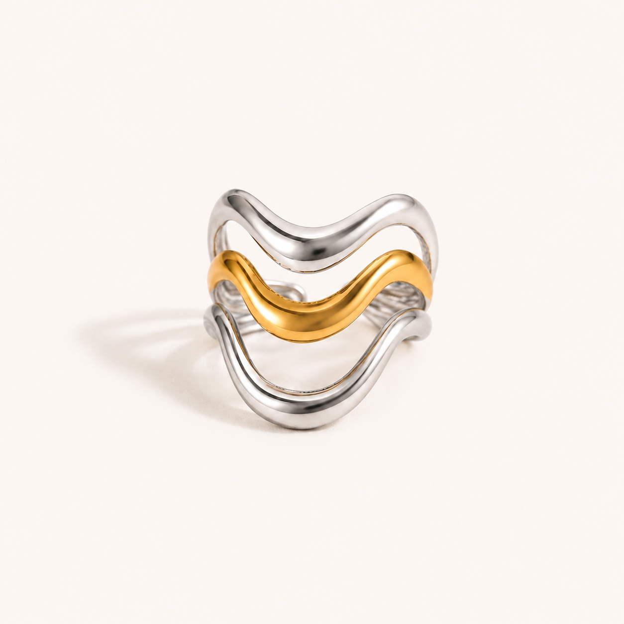 „DUO WAVE“ RING