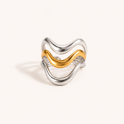 „DUO WAVE“ RING