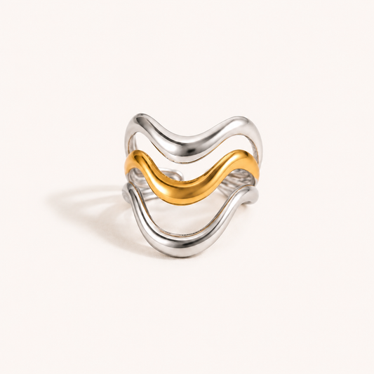 „DUO WAVE“ RING