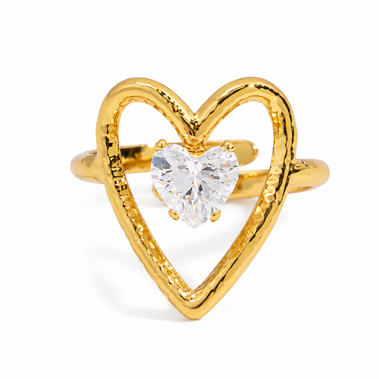 „STONE HEART“ RING