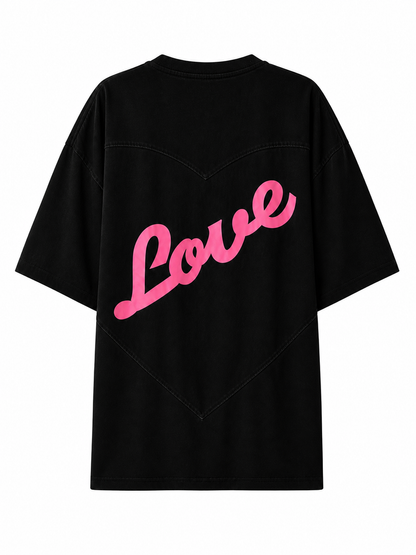 TSHIRT "LOVE" aus Baumwolle