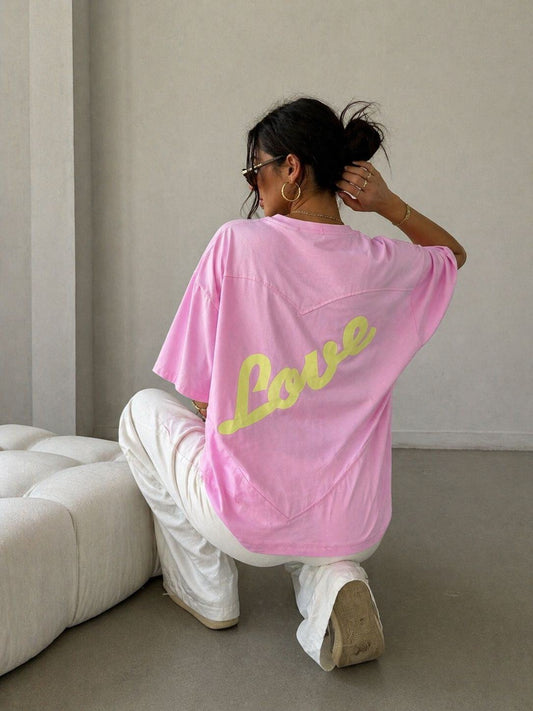 TSHIRT "LOVE" aus Baumwolle