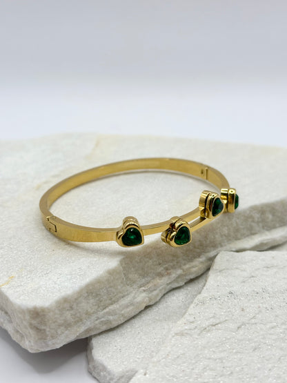 GOLDY GREEN BRACELET