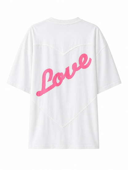 TSHIRT "LOVE" aus Baumwolle