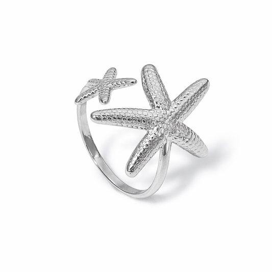 „STARFISH“ RING SILBER