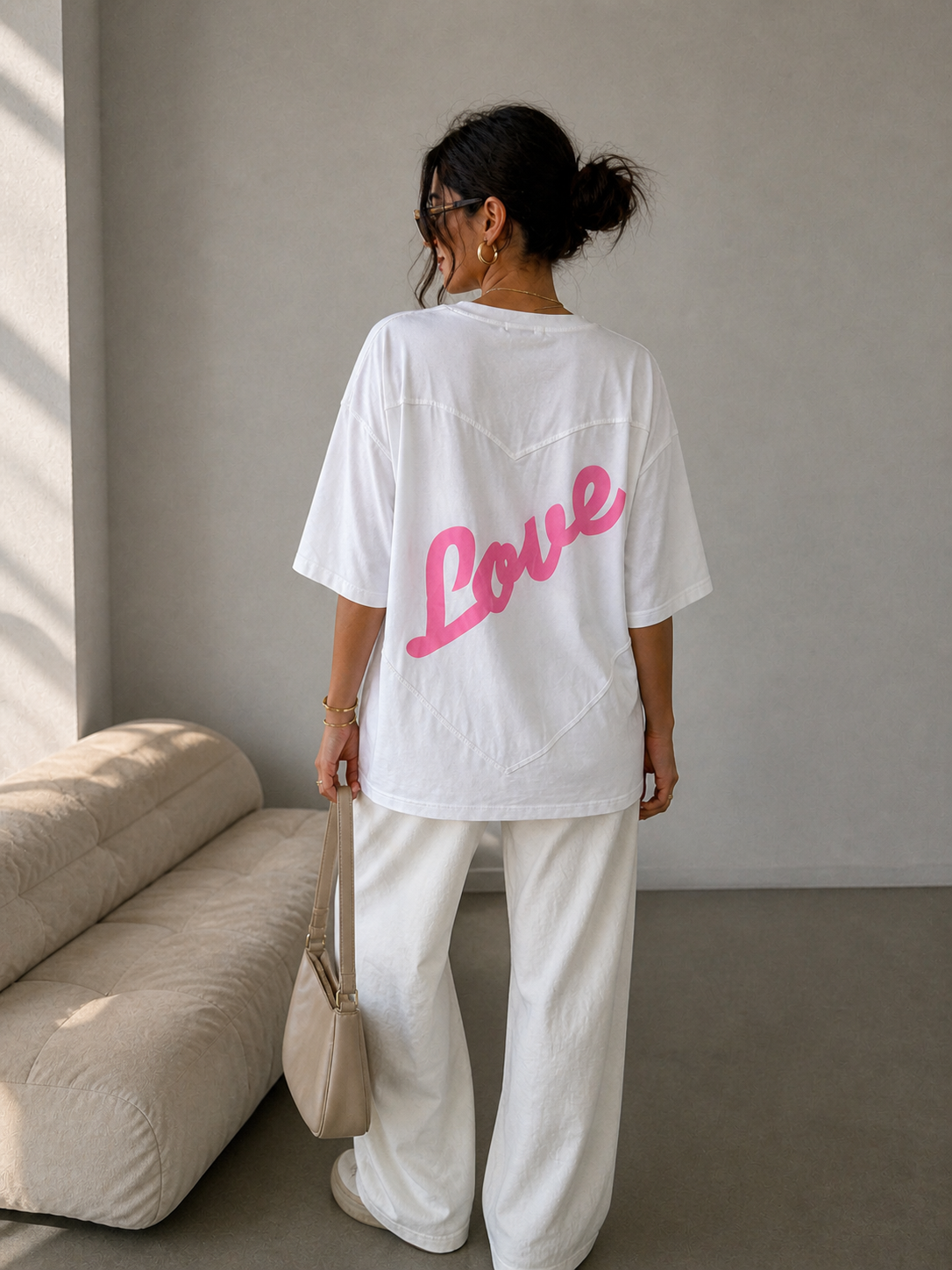 TSHIRT "LOVE" aus Baumwolle