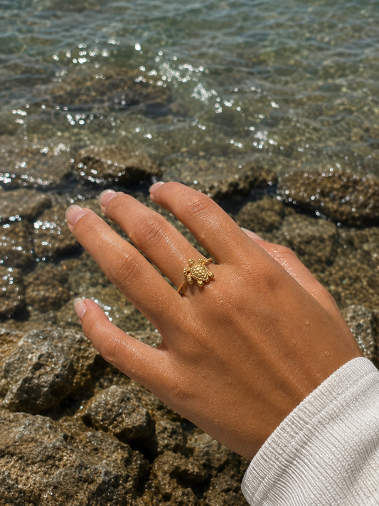 „TURTLE“ RING GOLD