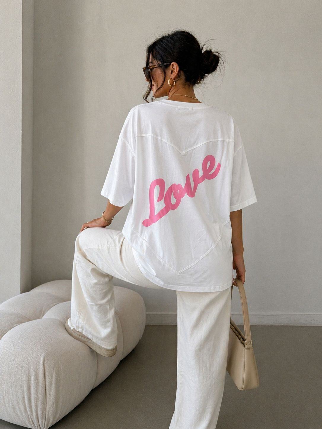 TSHIRT "LOVE" aus Baumwolle