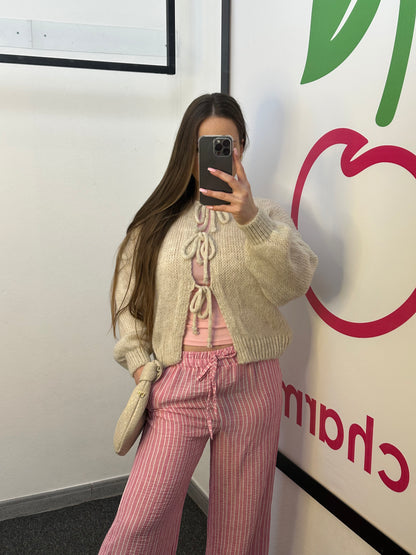 HOSE „STREIFI“ in Pink