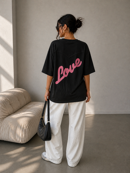 TSHIRT "LOVE" aus Baumwolle