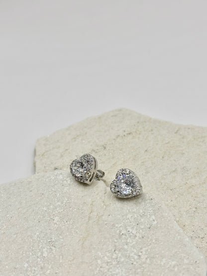 VALENTINES EARRINGS SILBER