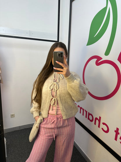 SCHLEIFEN CARDIGAN  "AMALYA"