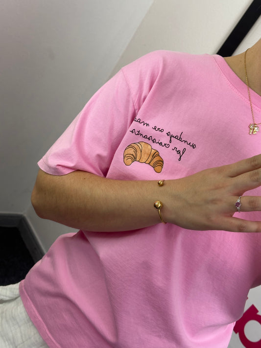 TSHIRT "CROISSANT" aus Baumwolle
