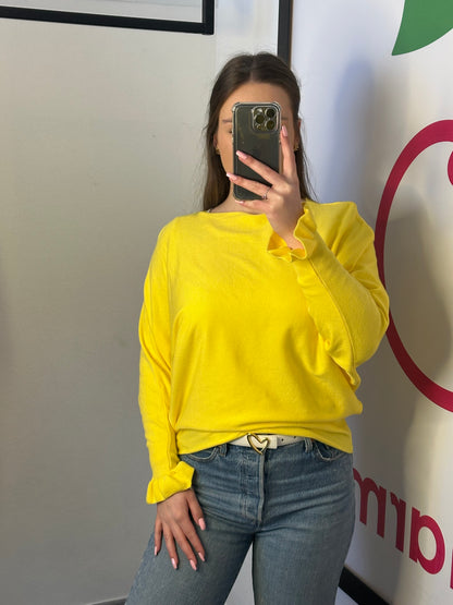 SWEATER„SUNNY" in Gelb