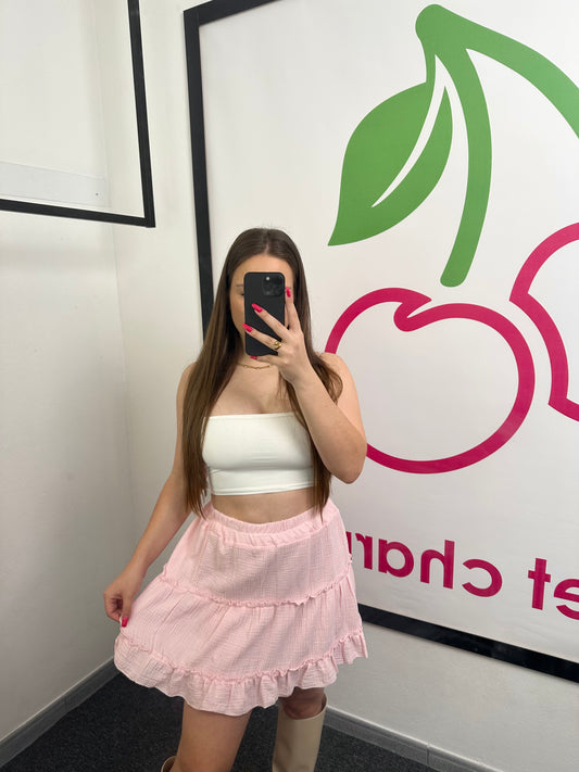 SKIRT "WAVY" Rosa