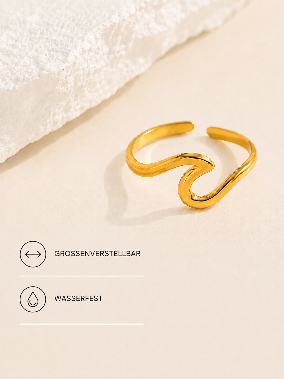 „OCEAN WAVE“ RING