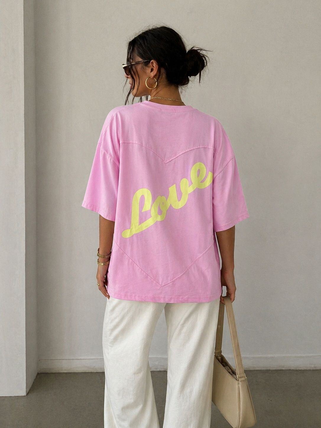 TSHIRT "LOVE" aus Baumwolle