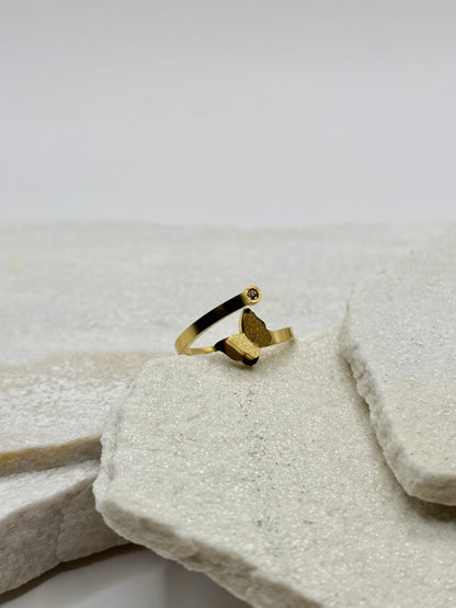 BUTTERFLY RING GOLD