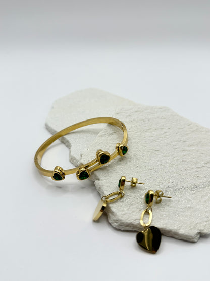 GOLDY GREEN BRACELET