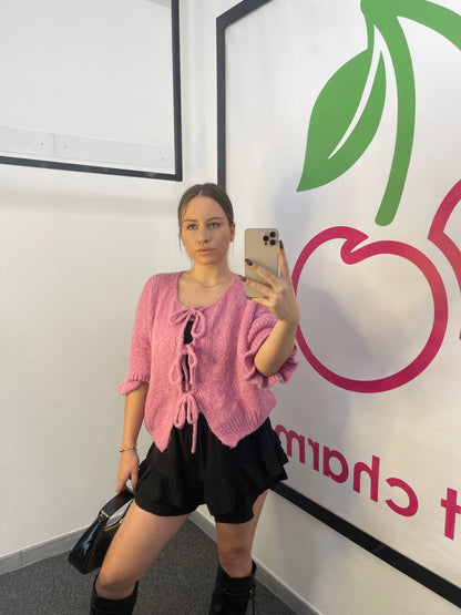 CARDIGAN  "BELLA" mit Schleifen