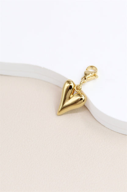 GOLD HEART CHARM
