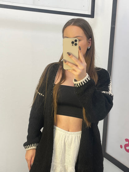 CARDIGAN  "ROSI" in Schwarz