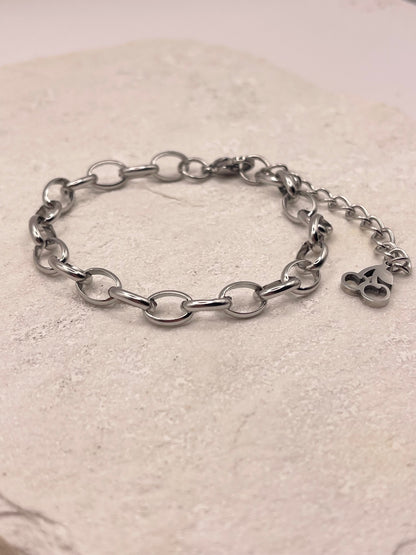 SWEET CHARMS BRAND BRACELET SILBER