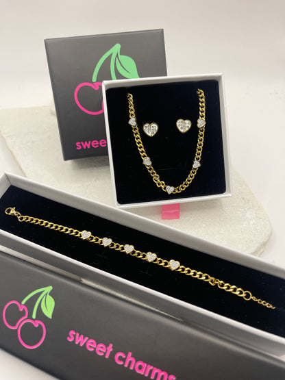 SWEET SET (Necklace, Bracelet, Earrings)