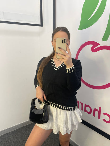SKIRT "PLUSH" mit Rüschen